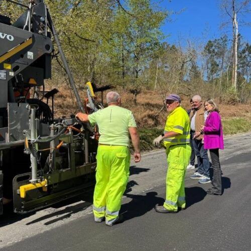 Seguridade viaria na PO-253 en Ponteareas