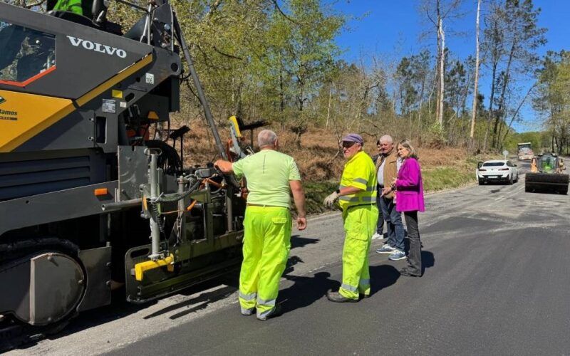 Seguridade viaria na PO-253 en Ponteareas