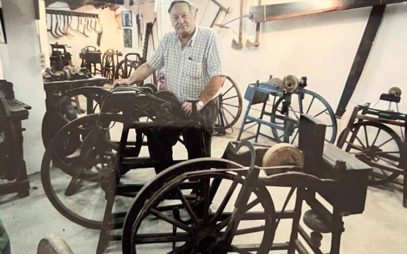 O museo das rodas de afiar de Florencio de Arboiro está no esquecemento
