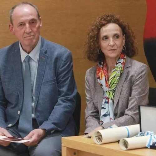 Carme Eiró e Fernando Serrullo ingresaron na Academia de Ciencias Sociais do Couto Mixto