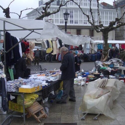 A feira do Castro o 3 de abril, 75 anos atrás