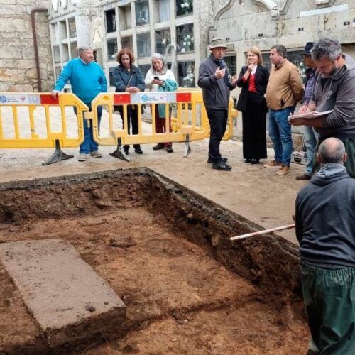 II fase da exhumación da foxa de Soutelo en Salceda