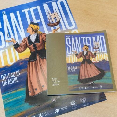 O libro das festas de San Telmo honra o 800 aniversario da Catedral de Tui