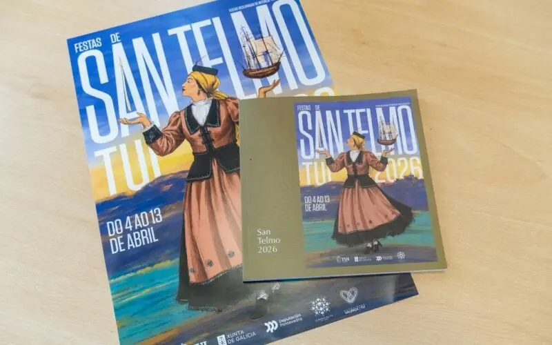 O libro das festas de San Telmo honra o 800 aniversario da Catedral de Tui