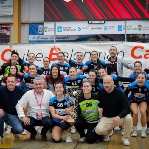 O balonmán feminino disputou na Caniza o ascenso á División de Honra