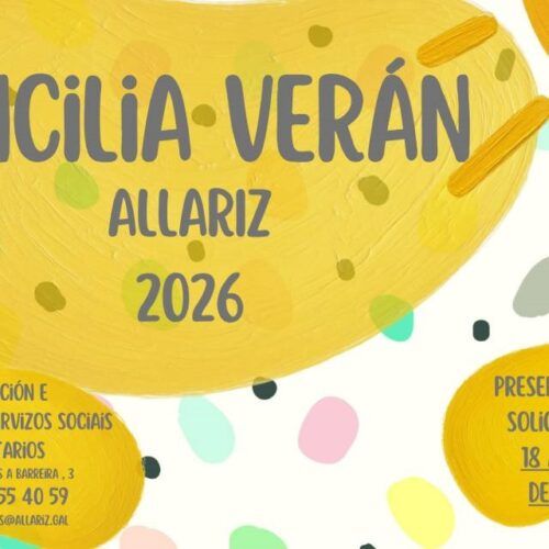 O Concello de Allariz organiza o programa Concilia Verán 2026
