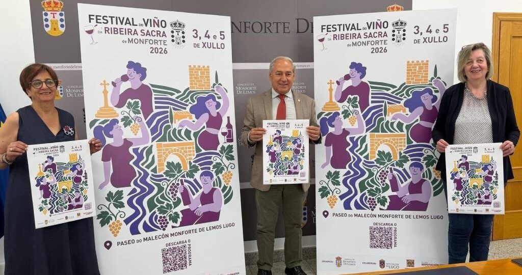 José Tomé presenta a 8ª edición do Festival do Viño da Ribeira Sacra de Monforte