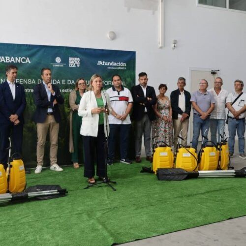 Equipos contra incendios de primeira intervención para o sur de Lugo