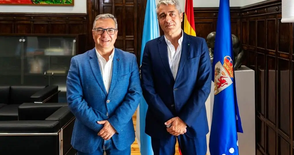Alfonso Pereira, Cónsul de México en Galicia, visitou a Deputación de Ourense