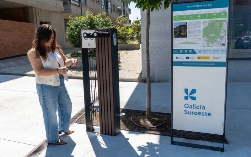 Dúas novas rutas cicloturistas en Tui para a rede de Galicia Suroeste