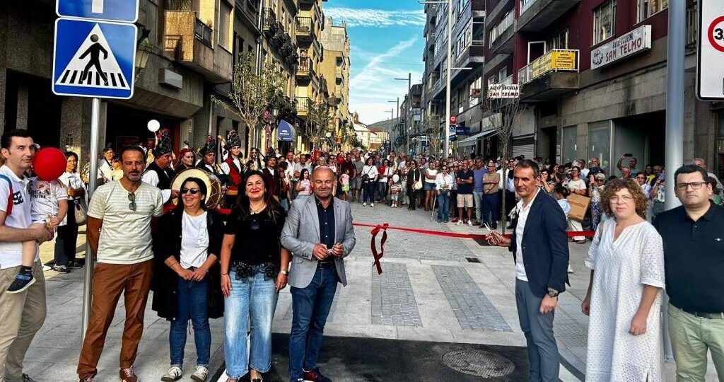 Reformas na rúa Augusto González Besada e o paseo da Corredoira en Tui