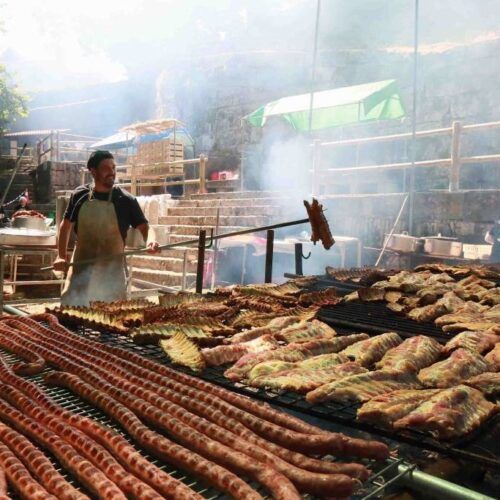 O churrasco manda no Covelo