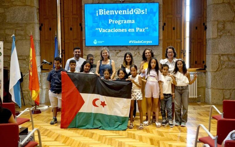 “Vacacións en Paz” para quince nenas e nenos saharauís en Ponteareas