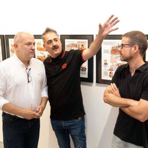 A Coruña exhibe as obras do hispanista Paul Preston sobre a guerra civil adaptadas a banda deseñada