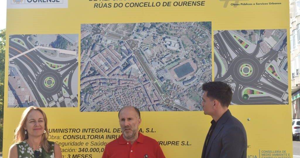 A Xunta de Galicia e o Concello de Ourense inician a construción do proxecto piloto de refuxio climático urbano
