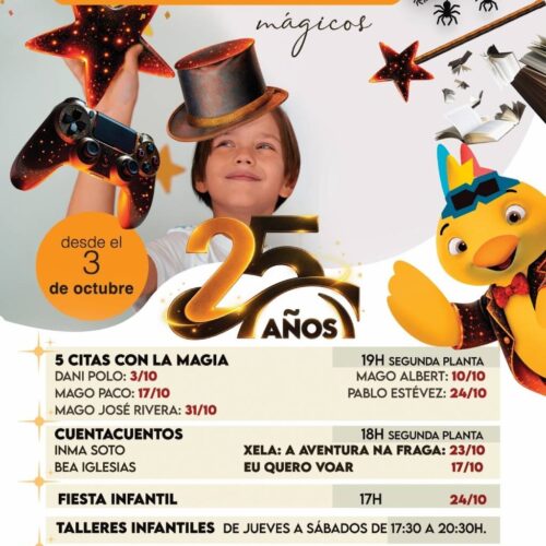 Ponte Vella celebra o seu 25 aniversario cun outubro de maxia