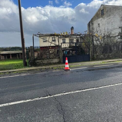 O PSdeG de Ribadavia denuncia o abandono da estrada OU-504