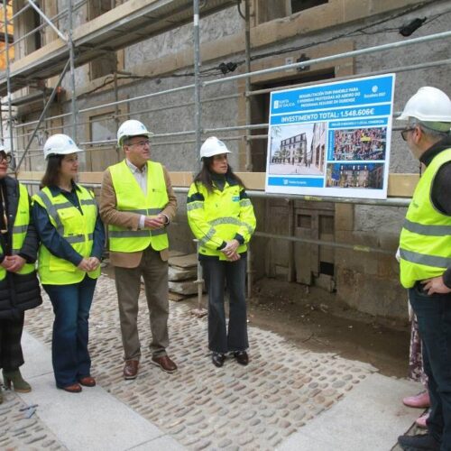 A Consellería de Vivenda rehabilita dous inmobles no casco histórico de Ourense