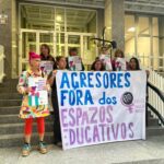 Marcha Mundial das Mulleres volve ás portas de Inspección Educativa en Ourense